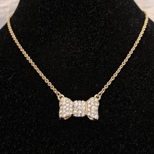 kate spade Jewelry - Kate Spade gold bow necklace with crystals kate spade Jewelry - Kate Spade gold bow necklace with crystals